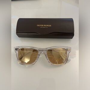 OLIVER PEOPLES OLIVER SUN LIMITED EDITION 51mm in Crystal/ Yellow MSRP$584